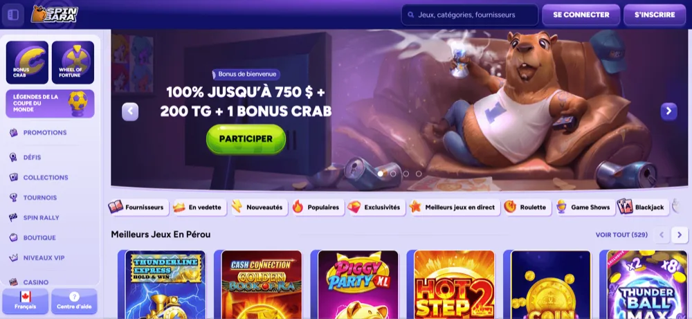 Spinbara homepage casino acceptant neosurf
